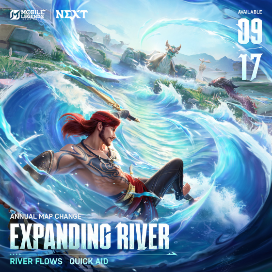 heskethh2's tweet photo. MLBB is introducing DYNAMIC MAP VARIATIONS

Four new maps will be added as rotation in matches each providing different terrain adjustments:

- More Bushes
- Breakable Walls
- Clouds to Flight traversing quickly to lanes
- River flows into Jungle area https://t.co/6z1xW9KsqF