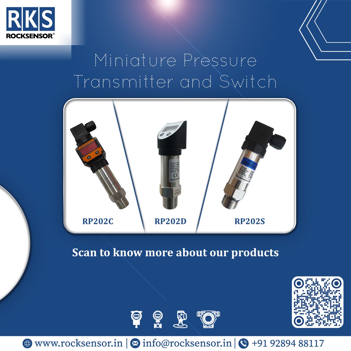 rocksensor_ind's tweet image. Small in Size. Big in Performance! ⚙️
Introducing the RP200 Series – Miniature Pressure Transmitter &amp;amp; Switch, engineered for reliability across industrial applications.

#RP200 #PressureTransmitter #PressureSwitch #ProcessAutomation #IndustrialInstrumentation #Hydraulics