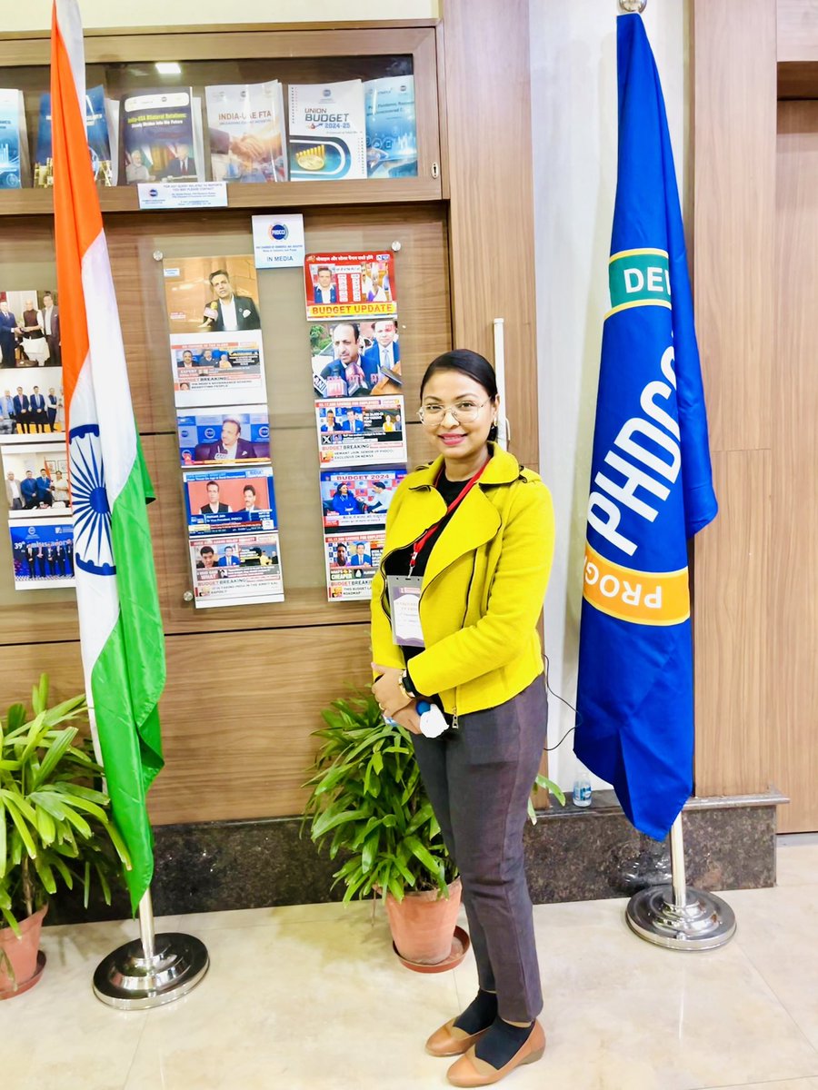 Sangeeta_Journo's tweet image. Representative at #PHDChamber Of Commerce 
#PHDCCI, an apex industry body with a 120-year legacy, has been driving India's economic growth since 1905. From policy advocacy to promoting innovation, it continues to empower industry and shape a progressive, resilient India.