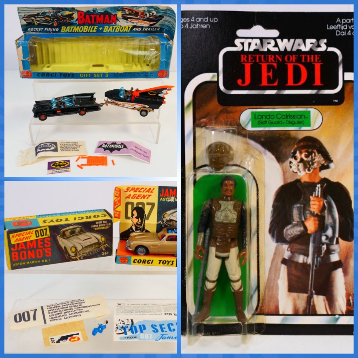 The clock is ticking for our next fabulous live auction at 10am on Monday. Check out the full catalogue and watch live at britishtoyauctions.atgportals.net/auctions…
#collectibles #matchbox #hornby #dinky #corgi #starwars #mattel #pokemon
