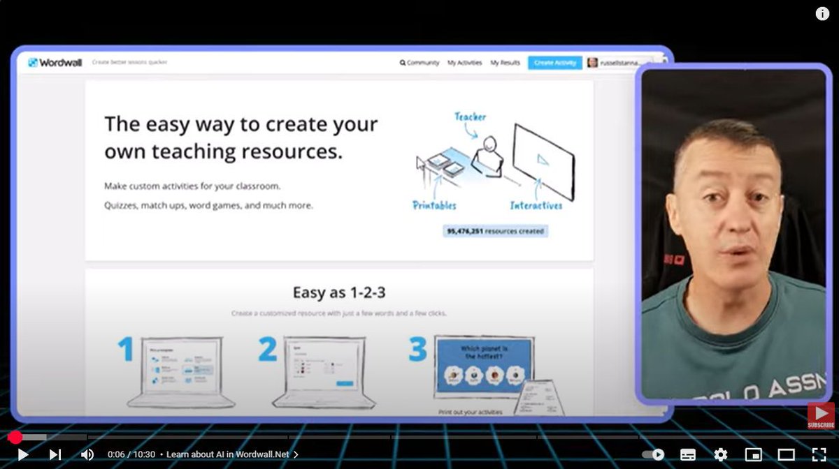 ⏳+🤖 = More time for teaching! Discover Wordwall's new AI Feature in this quick guide by Russell Stannard. 🎥✨ Watch the full video: youtube.com/watch?v=1E6geV…. Start creating smarter with Wordwall today → wordwall.net/?ref=social-me…. #Wordwall #WordwallAI #EdTech #TeacherTools