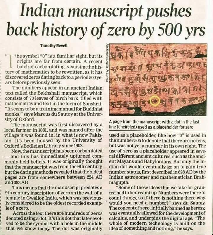 The Bhakhshali inscriptions.