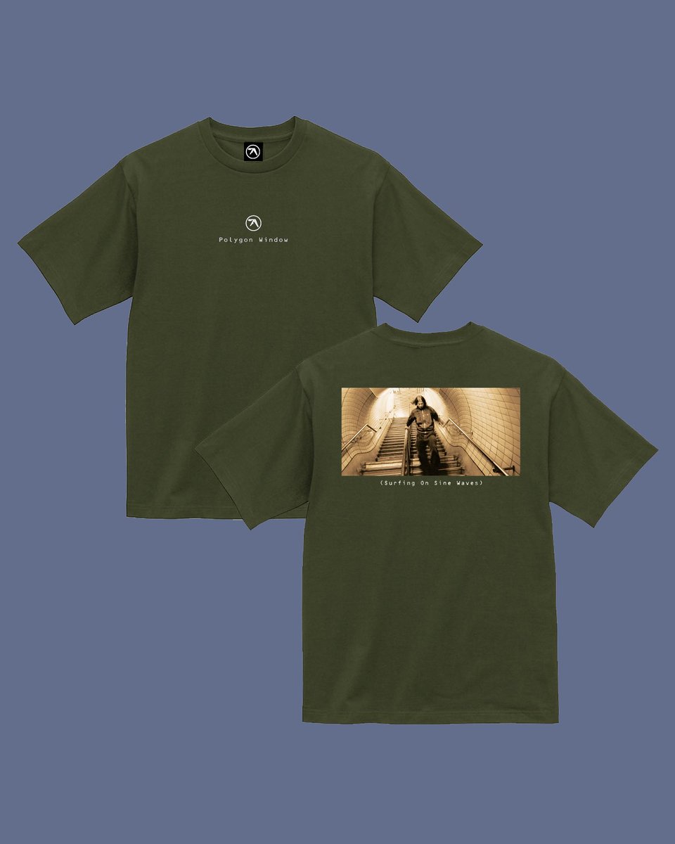 ミュージシャン Polygon Window T-Shirt Military Green XL Window T-Shirt XL Polygon Military Green ミュージシャン