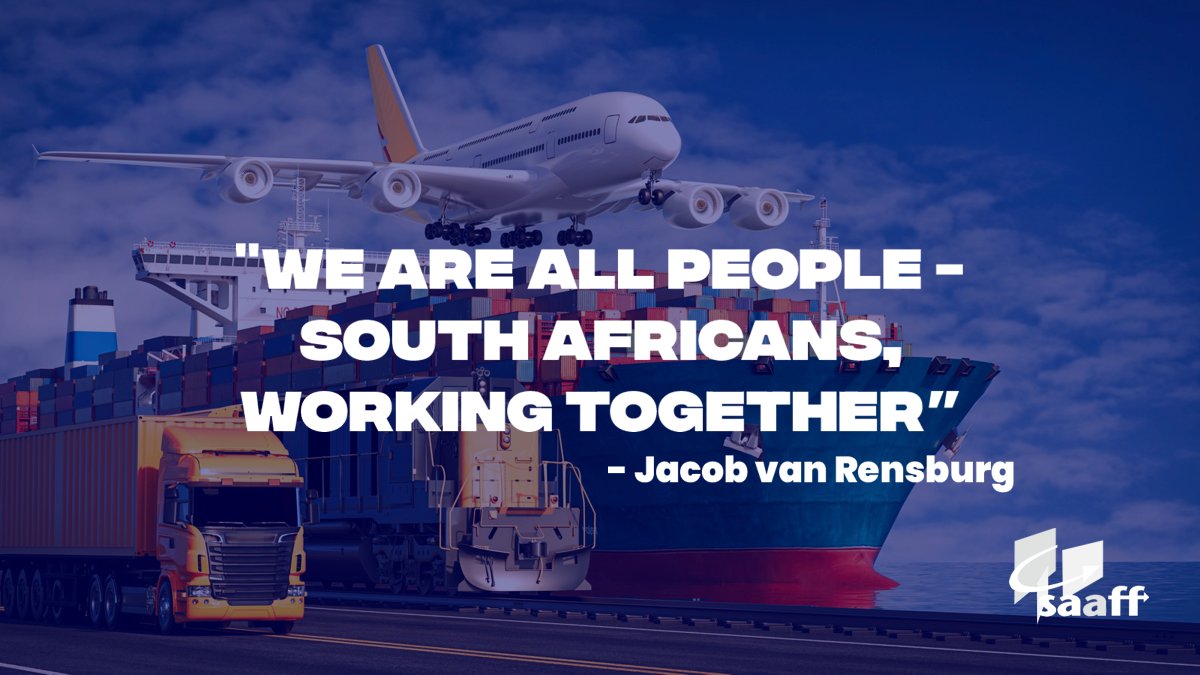 Record container volumes in South African ports! 🚢 

“We are all people, South Africans, working together.” – Dr. Jacob van Rensburg 

Hear the full insights here: saaff.org.za/south-africas-… 
#Logistics #Trade #SAAFF <a href="/VumaFM/">Vuma FM</a> <a href="/NhlanhlaMak/">Nhlanhla Makhanya</a>