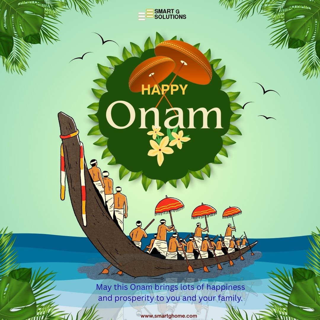 Smart_gsolution's tweet image. 🌼✨ Happy Onam from Smart G Solutions! ✨🌼
This festive season, may your life be filled with joy, peace, and prosperity. Let’s cherish the traditions, colors, and unity that Onam brings. 💛

👉 Visit us: smartghome.com

#HappyOnam #OnamCelebration #SmartGSolutions