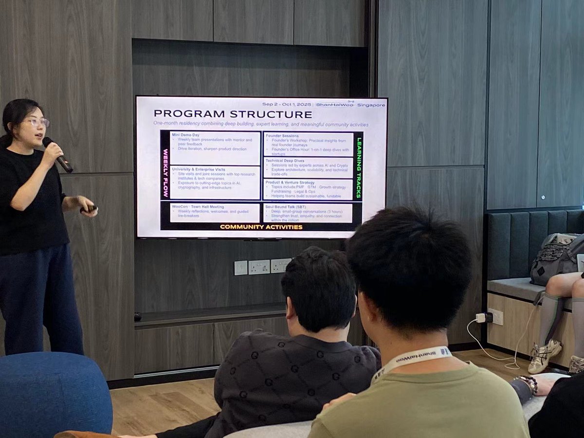 shanhaiwoo's tweet image. Audrey Tang @AudreyTang_ Initiator of ShanHaiWoo, Founder of DRK Lab is giving an opening remark and speech on "ShanHaiWoo 2025: Building What Comes Next" at #SHW2025.
🇸🇬 Sept 5, 2025 | 🕒 2:00 – 5:30 PM SGT
📍Location: Woo Singapore🇸🇬
🔗Tune in live: youtube.com/watch?v=PG5fw6…