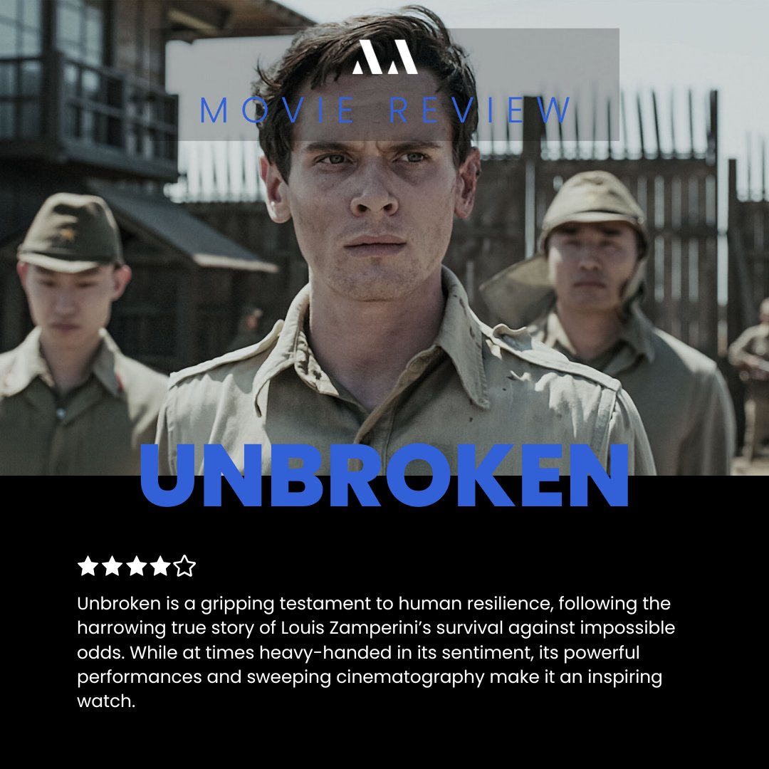 Film Fridays: by AAMers 🎦

The series where we, the people of AAM, give our insights on movies and media.

This week is a film titled 'Unbroken' 🙌

#AAM #filmfridays #filmreviews #unbroken