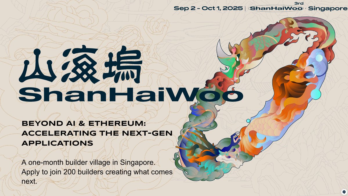 shanhaiwoo's tweet image. Audrey Tang @AudreyTang_ Initiator of ShanHaiWoo, Founder of DRK Lab is giving an opening remark and speech on "ShanHaiWoo 2025: Building What Comes Next" at #SHW2025.
🇸🇬 Sept 5, 2025 | 🕒 2:00 – 5:30 PM SGT
📍Location: Woo Singapore🇸🇬
🔗Tune in live: youtube.com/watch?v=PG5fw6…