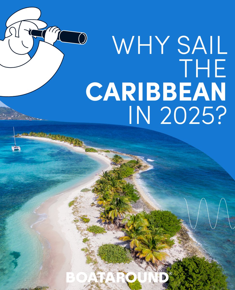 Sailing in the Caribbean = pure paradise 🌴⛵️
700+ islands, steady trade winds, turquoise waters &amp; hidden coves.
Check out our 2025 Caribbean Sailing Guide: when to go, what to sail, costs &amp; the must-visit islands.

boataround.com/blog/carribean…