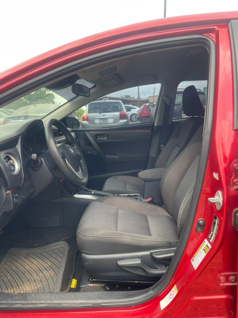 Freshupdates01's tweet image. 🔥 *FEW MONTHS BARELY USED TOYOTA COROLLA 2017

PURE FIRSTBODY (LATE 2024 ON CUSTOM PAPER) HAS SUPER CLEAN INTERIOR, CHILLING AC 💯 UNTOUCHED ENGINE AND GEAR ⚙️ 💯 EVERYTHING PERFECTLY WORKING 💯 NOW AVAILABLE..

*PRICE:#14.5M* 
LOCATION: IBADAN,OYO STATE 

☎️: 08081333002