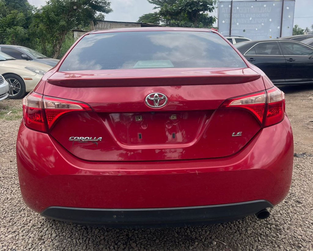 Freshupdates01's tweet image. 🔥 *FEW MONTHS BARELY USED TOYOTA COROLLA 2017

PURE FIRSTBODY (LATE 2024 ON CUSTOM PAPER) HAS SUPER CLEAN INTERIOR, CHILLING AC 💯 UNTOUCHED ENGINE AND GEAR ⚙️ 💯 EVERYTHING PERFECTLY WORKING 💯 NOW AVAILABLE..

*PRICE:#14.5M* 
LOCATION: IBADAN,OYO STATE 

☎️: 08081333002