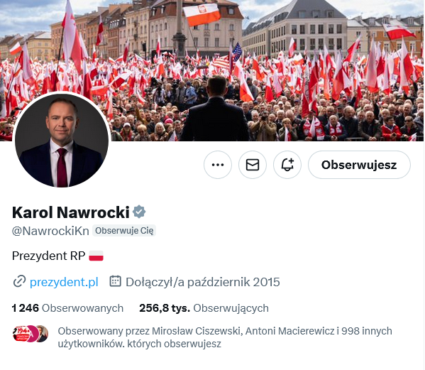 Zofia Romanowska #KarolNawrockiMójPrezydent tweet media