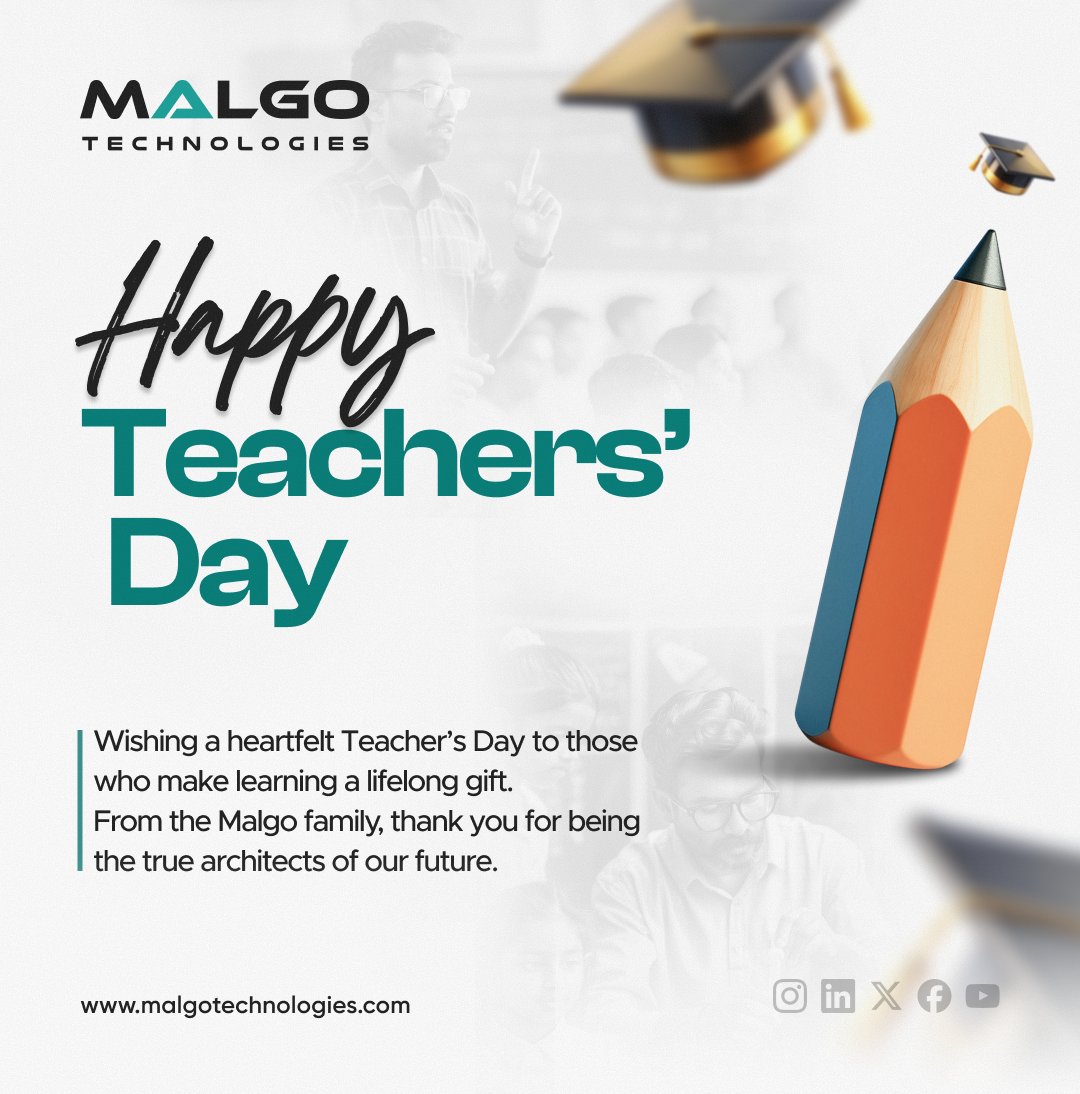 At #Malgo, we believe learning never stops thanks to the passionate educators who guide, support &amp; empower every learner.

Your wisdom builds the future. Your impact lasts a lifetime. 🙏

#TeachersDay2025 #ThankYouTeachers #RespectForTeachers #TeachersInspire #EducationalHeroes