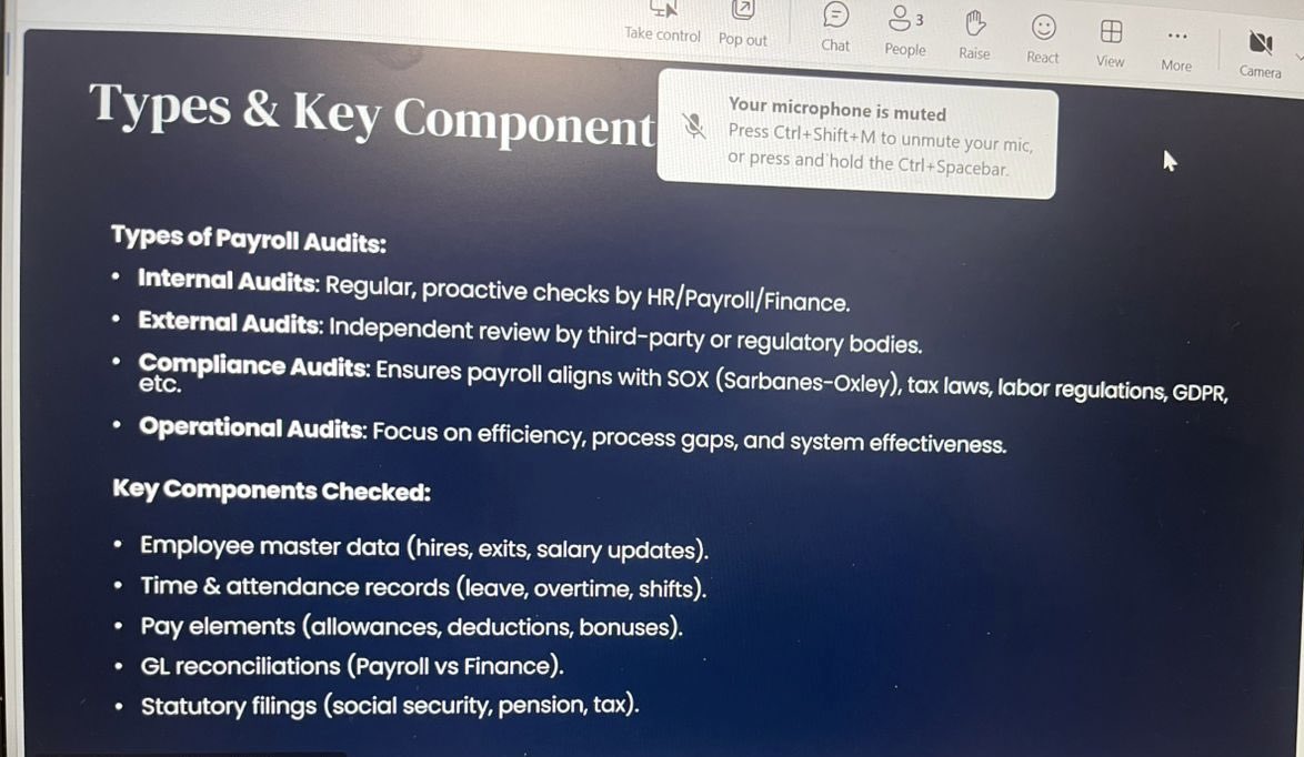 tandimapolisa's tweet photo. #payrollaudit presented by Afrooz Mohammed, UAE #globalpayroll #payrollcompliance #payroll #corepay #payrolloutsourcing #cpd https://t.co/nvWNdxm01L