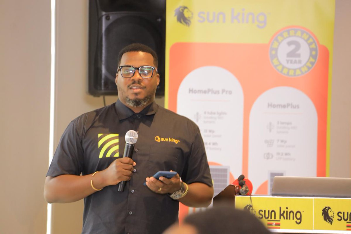 kat_festo's tweet image. Happening Now: At Four Points Sheraton Kampala, @SunKingGlobal unveils its refreshed brand identity &amp;amp; bold new logo. The #SwitchToMore campaign promises more savings, more options &amp;amp; more reliable power for homes, schools &amp;amp; businesses across Uganda.
#SunKing | #RenewableEnergy