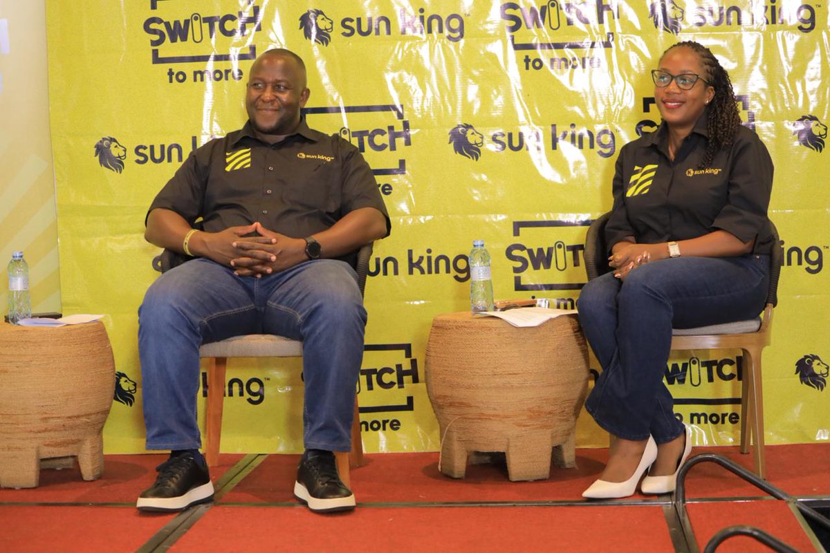 kat_festo's tweet image. Happening Now: At Four Points Sheraton Kampala, @SunKingGlobal unveils its refreshed brand identity &amp;amp; bold new logo. The #SwitchToMore campaign promises more savings, more options &amp;amp; more reliable power for homes, schools &amp;amp; businesses across Uganda.
#SunKing | #RenewableEnergy