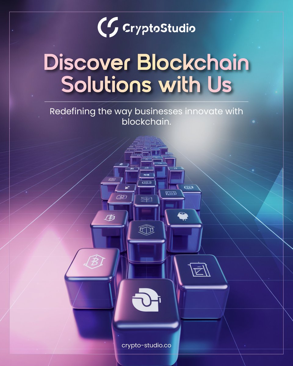 CryptoStudio_C3's tweet photo. The future of business is being built on blockchain — secure, transparent, and unstoppable.
Discover solutions that redefine the way businesses grow.
#CryptoStudio #BlockchainSolutions #DigitalInnovation https://t.co/nt1hYUM66z