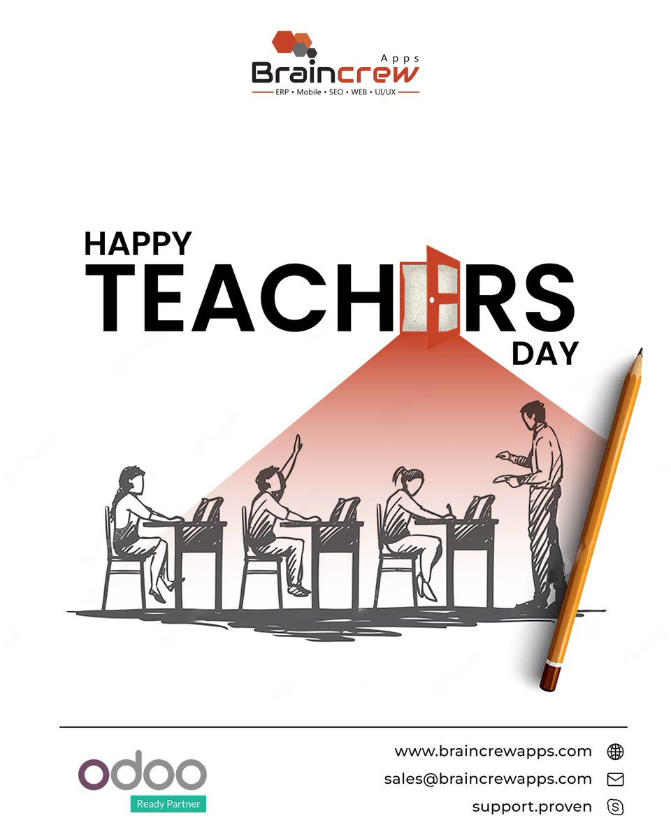braincrewapps's tweet image. Teachers are the true guiding lights. 🌟
This #TeachersDay, Braincrew Apps salutes the mentors who inspire &amp;amp; shape the future. 🙌
#HappyTeachersDay #BraincrewApps