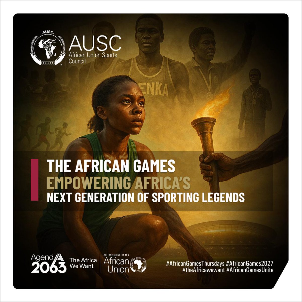 The African Games empowering Africa’s Next Generation of Sporting Legends and are more than just a competition. They serve as a powerful platform to develop, and prepare young athletes for long-term success. Here is to the African Games 2027!