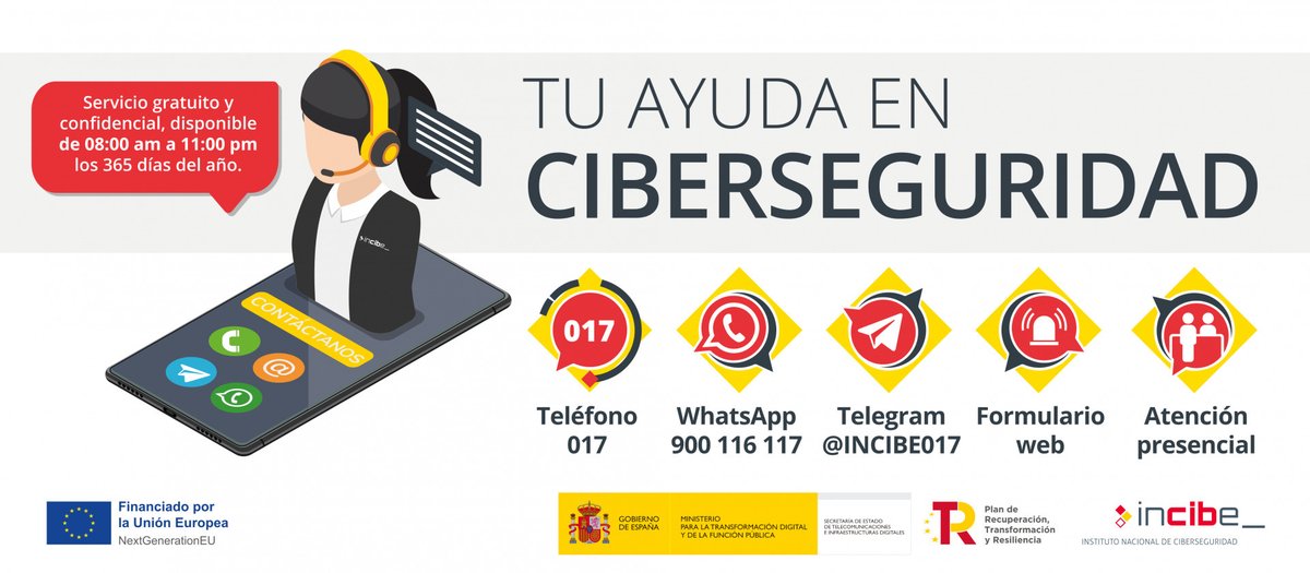 .<a href="/INCIBE/">INCIBE</a> pone a disposición, de manera gratuita, distintas formaciones y materiales didácticos (cursos online, gratuitos, masivos y abiertos) para trabajar las competencias digitales desde el ámbito educativo y también en familia. ¡Atrévete!

🔗incibe.es