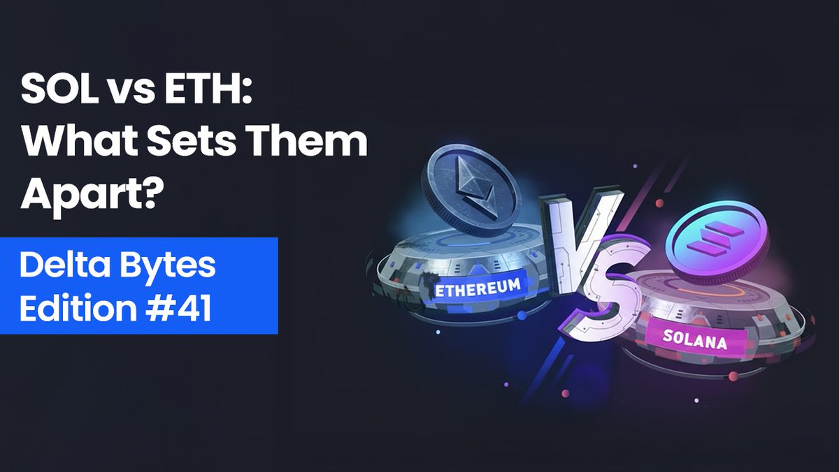 bitdelta's tweet image. Solana vs Ethereum: The Internet Isn’t One Network, So Why Should Crypto Be?

In this edition, we explore why crypto may never have a single winner, just as the internet isn’t dominated by one company.  

Read here👉shorturl.at/e1XpB

#ETH #SOL #cryptocurrency #Blockchain