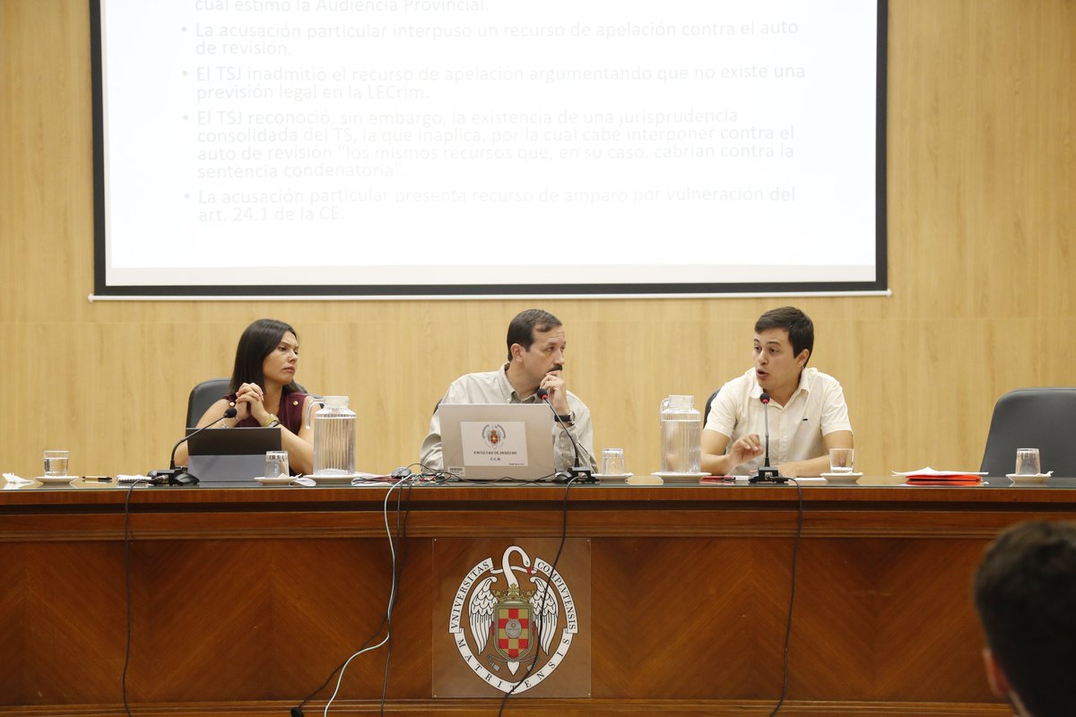 AEDTSS's tweet photo. La Sección Juvenil de la AEDTSS ha celebrado en la @unicomplutense  su XII Encuentro. Durante dos jornadas, jóvenes laboralistas han debatido sobre la jurisprudencia más reciente en materia de condiciones de trabajo y han compartido experiencias en innovación docente. 👏 https://t.co/1SQvjee4dq