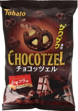 新商品お菓子情報／ 【東ハト】チョコッツェル ショコラ味 軽快食感を