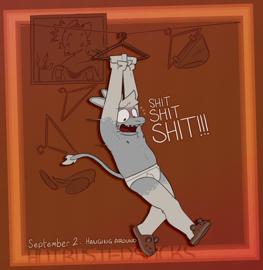 SeptENEber #2: Hanging Around

Seems the donk stretched a little too far out the window to get his clothes...