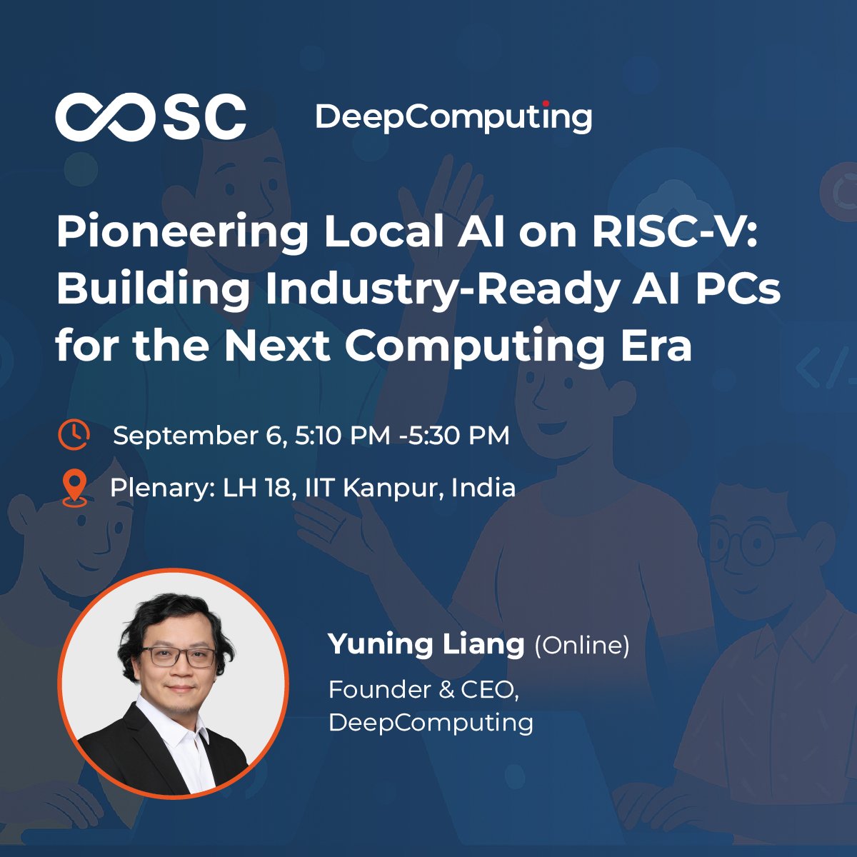 DeepComputingio's tweet image. We’re excited to join the upcoming Opportunity OpenSource Conference in India #OOSC2025! 🎉
DeepComputing Founder & CEO @Yuning_XC5 will be delivering a remote session. In this talk, Yuning will share our vision and progress in bringing local AI capabilities to life on the…
