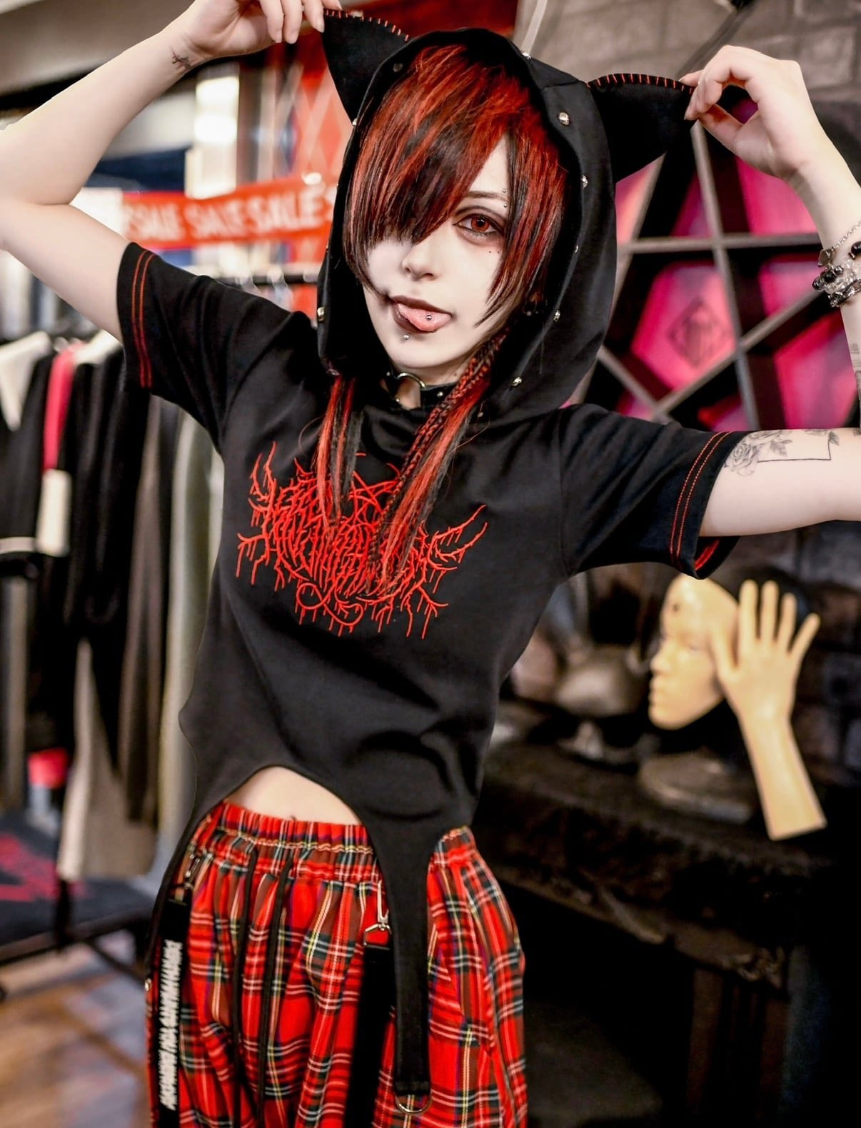 KRYclothing メタリック セットアップ ブラック Fサイズ