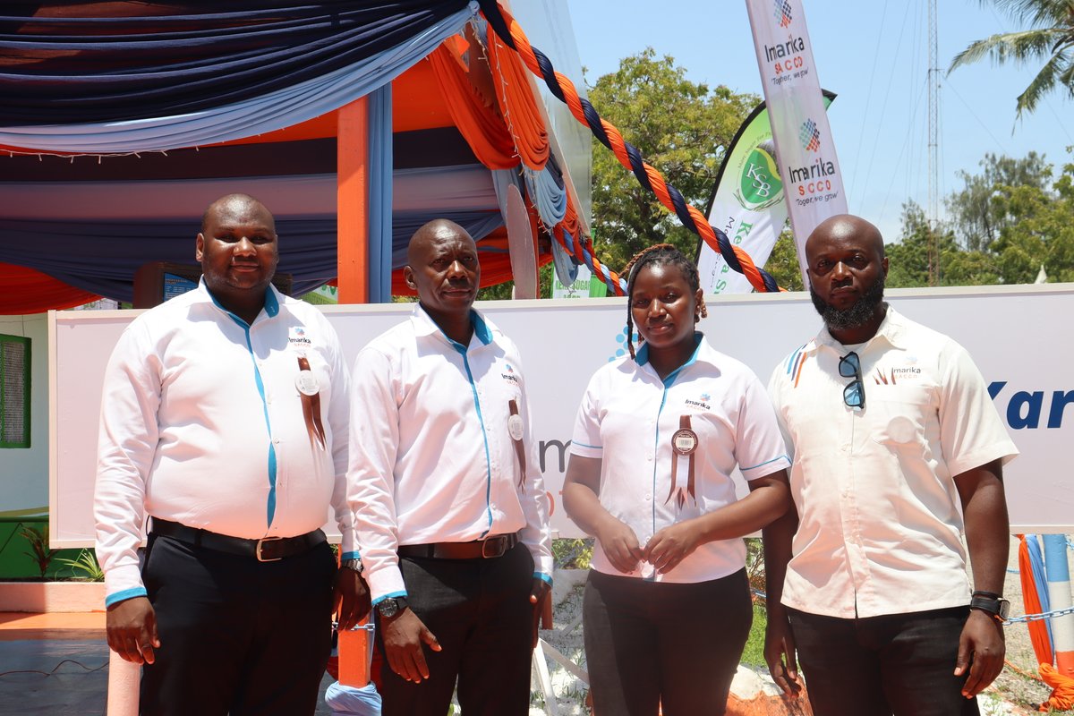 Proud moment at the 2025 Mombasa International Show! 🏆 Imarika Sacco has been recognized as the Best Financial Institution other than a bank. Thank you to our members for trusting us—this win is for you!! #TogetherWeGrow