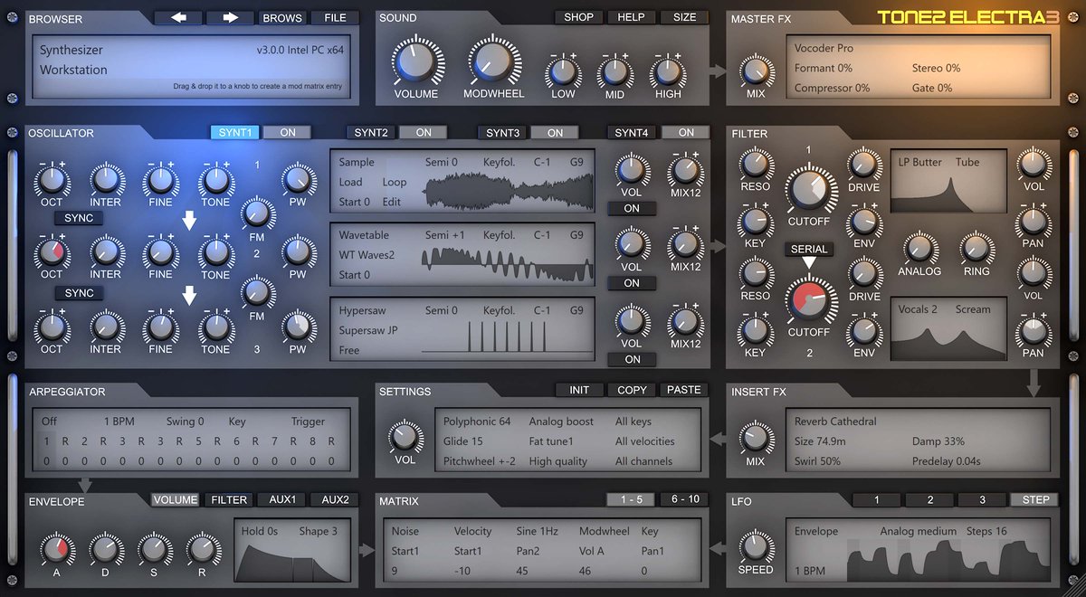 Tone2Audio's tweet photo. A new soundset if available for our powerful synthesizer workstation Electra3!
The Sunbeams soundset is suitable for Ambient and Electronic music.
https://t.co/QvDyHePwAx

Electra3 Synthesizer workstation:
https://t.co/oPJjC4tyMg https://t.co/9uu61fM1VV