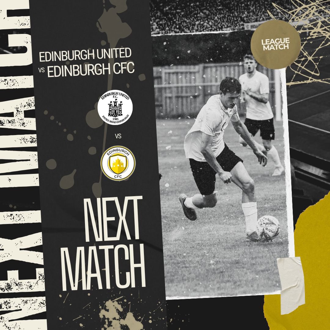 🗓️ Saturday Football

On the road tomorrow as we make the trip to face <a href="/edinburghunited/">𝙴𝚍𝚒𝚗𝚋𝚞𝚛𝚐𝚑 𝚄𝚗𝚒𝚝𝚎𝚍 𝙵𝙲</a> in league action.

🏟️ Paties Road
🆚 Edinburgh United
🕒 Kick-off: 14:30
🏆 East of Scotland Third Division