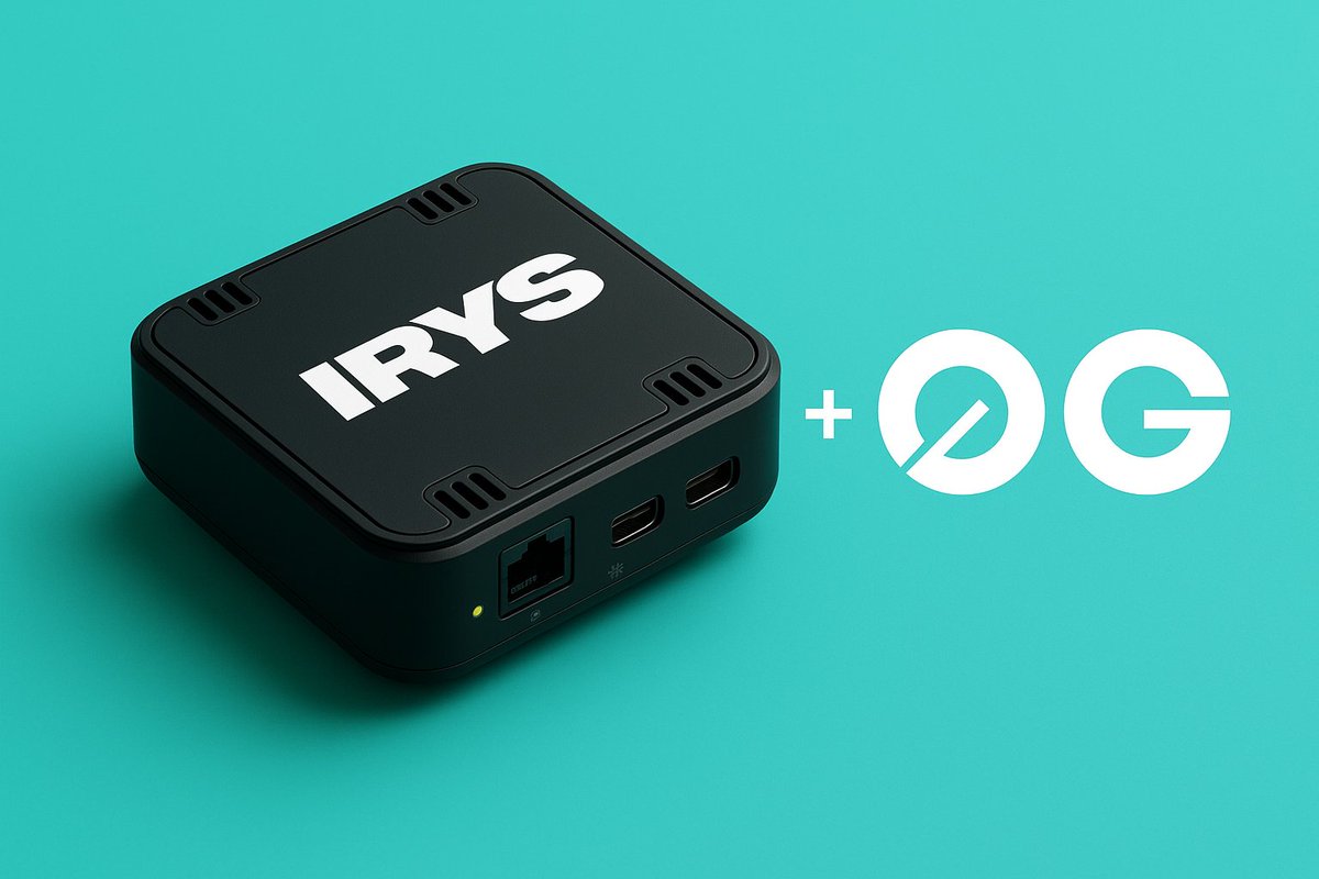 The big picture: <a href="/irys_xyz/">Irys (✧ᴗ✧)</a> + @0G_Labs are building the invisible layer of Web3 the foundation that most users won’t see, but every app will rely on.

<a href="/irys_xyz/">Irys (✧ᴗ✧)</a> transforms raw data into programmable assets: permanent, verifiable, and enforceable through smart contracts. This makes