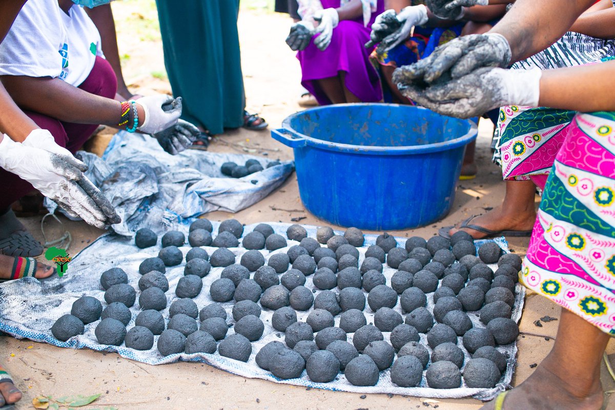 cecic_ug's tweet photo. Meet the women of Nyamwamba turning kitchen waste into eco-friendly charcoal briquettes. Their innovative work reduces pollution, saves trees, and empowers the community. See how small actions are creating big change! https://t.co/jBaM66YBKj https://t.co/CGFZqiZjSL
