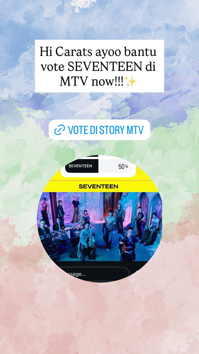 Yuk voteee seventeen di mtv. Cek IGSnya instagram.com/mtv yaaa
