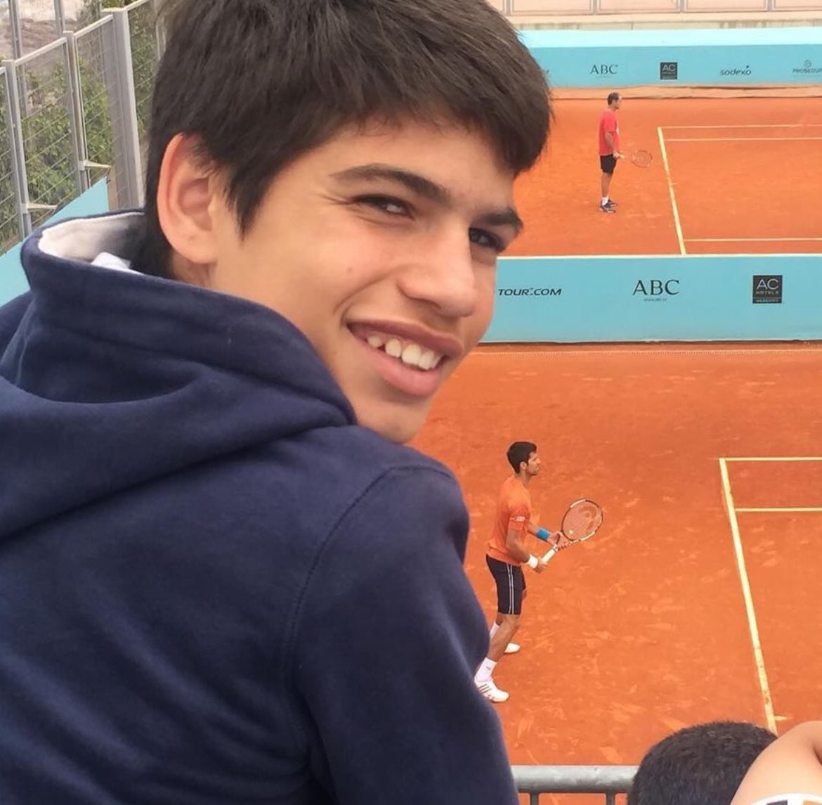 Il y a 9 ans, au Masters 1000 de Madrid… 

Ce soir, Carlos Alcaraz (22 ans) défie Novak Djokovic (38 ans) pour une place en finale de l’US Open. 🇪🇸🇷🇸