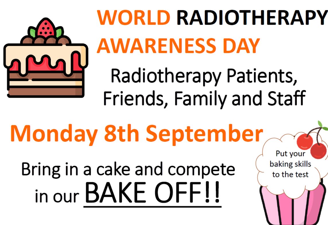 East of England Radiotherapy Network (@eofertn) on Twitter photo 🍰✨ Ready, steady… BAKE! ✨🍰
To mark World Radiotherapy Awareness Day <a href="/MSEHospitals/">Mid and South Essex NHS Foundation Trust</a> RT dept are holding a Bake Off for radiotherapy patients, friends, family & staff!
🗳️ Voting opens Mon 8th Sept. Keep an eye out for your chance to crown star baker! #WRAD <a href="/EOE_cancer/">East of England Cancer Alliance</a> 🍰✨ Ready, steady… BAKE! ✨🍰
To mark World Radiotherapy Awareness Day <a href="/MSEHospitals/">Mid and South Essex NHS Foundation Trust</a> RT dept are holding a Bake Off for radiotherapy patients, friends, family & staff!
🗳️ Voting opens Mon 8th Sept. Keep an eye out for your chance to crown star baker! #WRAD <a href="/EOE_cancer/">East of England Cancer Alliance</a>