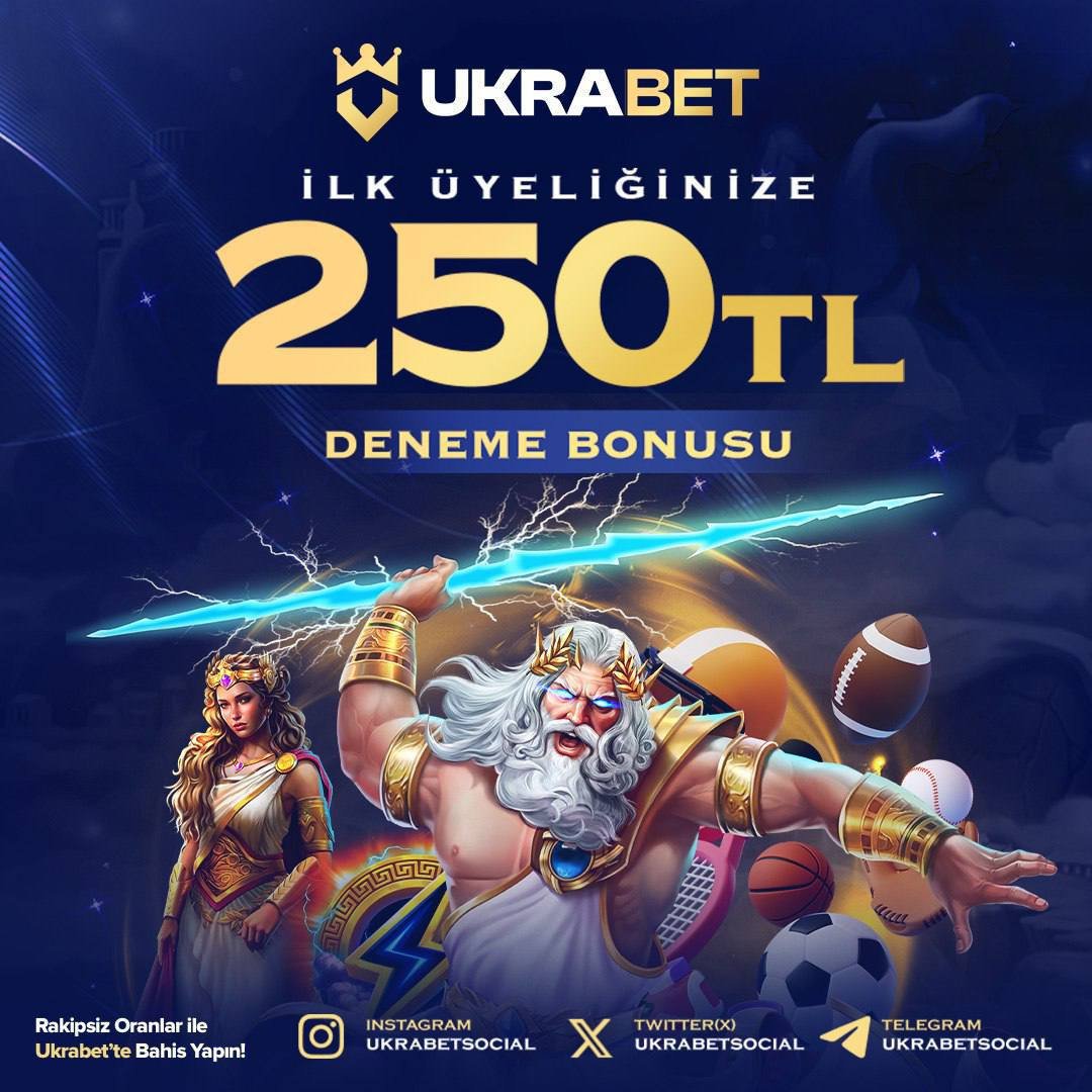 Ukrabetsocial's tweet photo. 🔮 Şimdi 250 TL Deneme Bonusu Zamanı! 🔮

🎆 Deneme Bonusu ile oyuna katıl, kazanmaya hemen başla! 250 TL deneme bonusunu al, 500 TL çekim yaparak kazancını ikiye katla! 🎆

🎀 Tüm slot oyunlarında geçerli bu fırsatla, büyük kazanç seni bekliyor. 

https://t.co/aG3h039Vzc https://t.co/er4BKXt51l