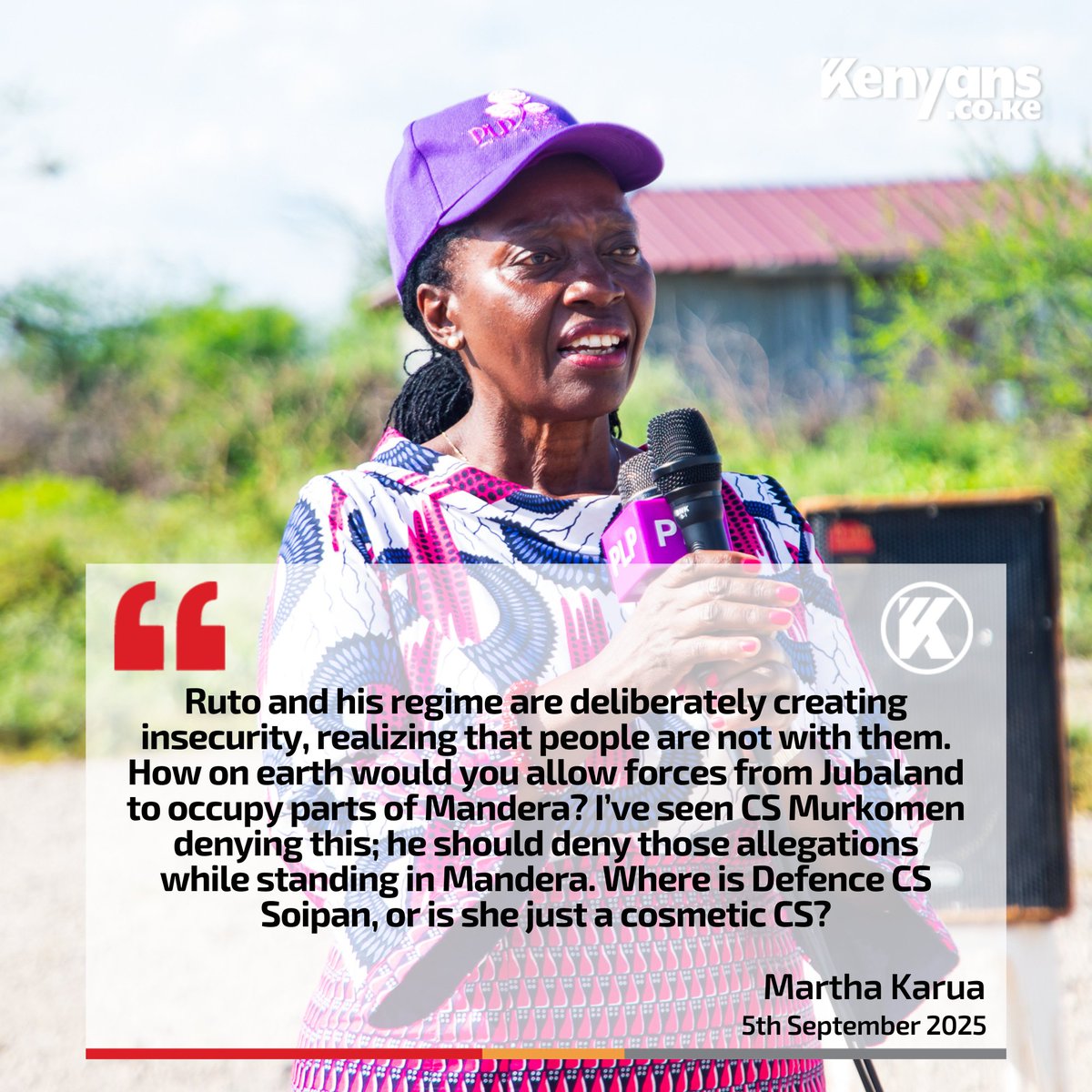 Martha Karua has decided to educate both Murkomen and Soipan Tuya on their duties💉💉.