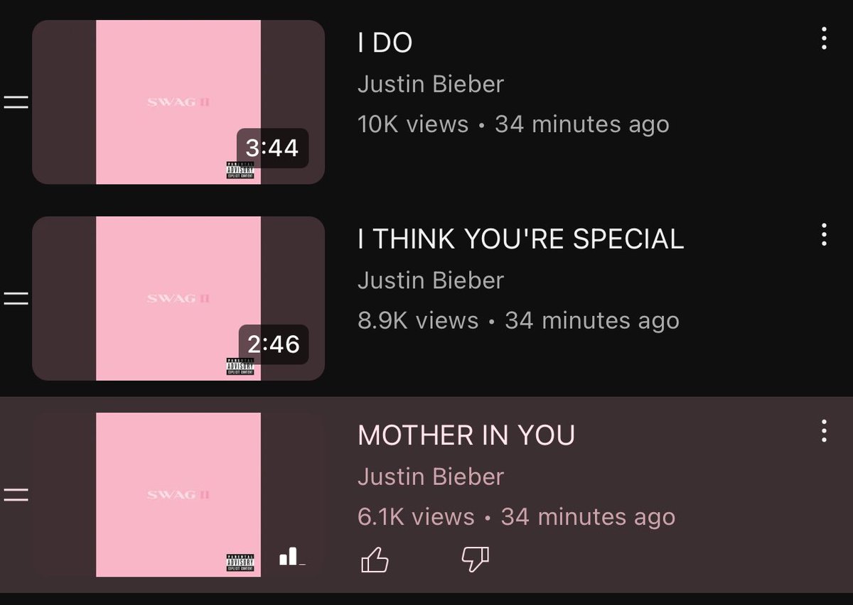 this is an insane 3 track run justin bieber you are exactly who you think you are