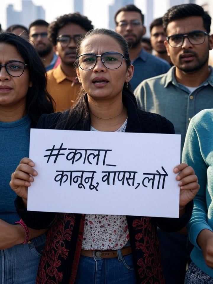 #काला_कानून_वापस_लो