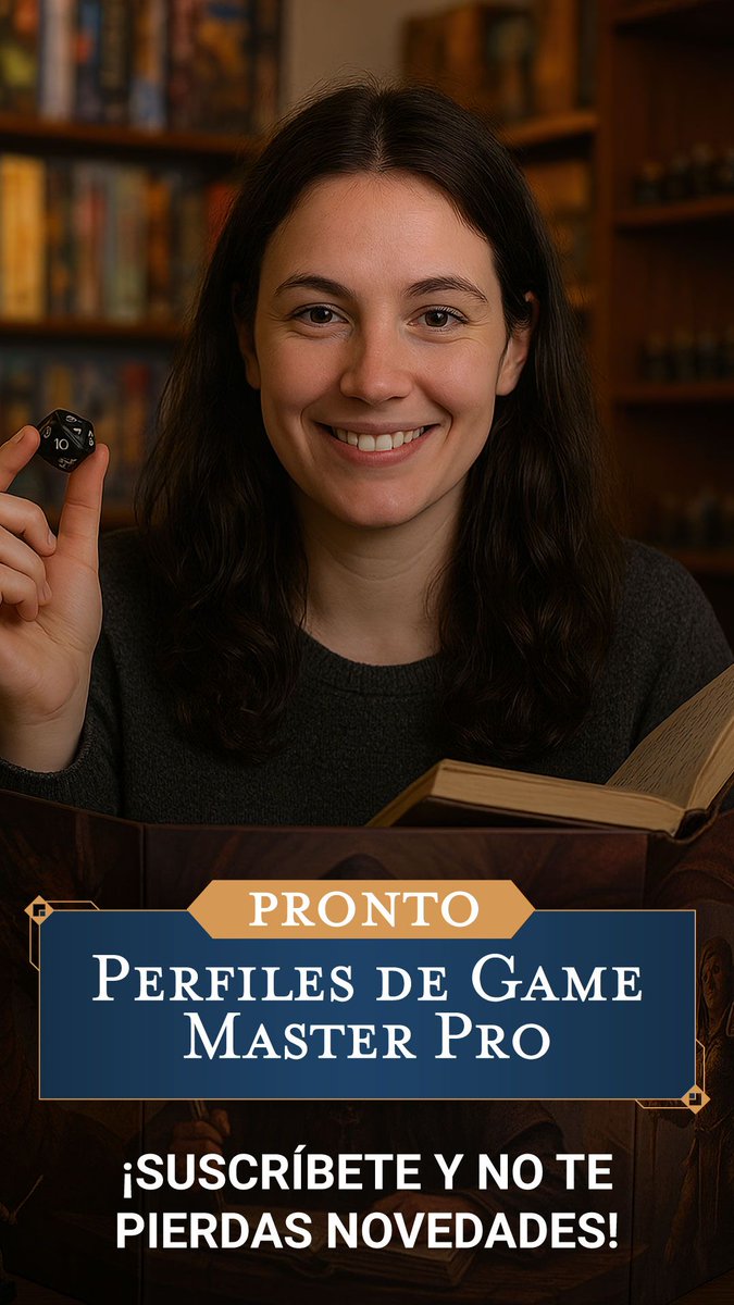 ¡En breve lanzamos los perfiles Pro de GMs!
🔒 Reservas automáticas
💳 Pagos asegurados
⭐ Reseñas y logros
¡Y mucho más!