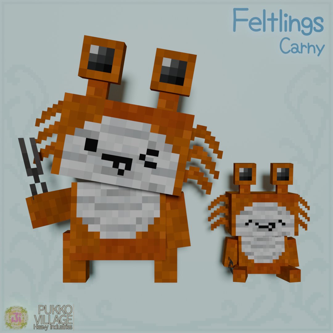 モデル発表会(ひとり)の練習、こうか？

#Blockbench #Minecraft #lowpoly #pixelart