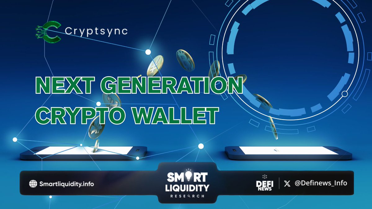 Definews_Info's tweet image. 💥 @cryptsync_io is revolutionizing the way you manage your digital assets with its smart, secure, and AI-driven crypto wallet.

⚡ Designed to elevate your crypto defence, #CryptSync offers a seamless and intuitive experience for buying and selling #Bitcoin along with over 170…