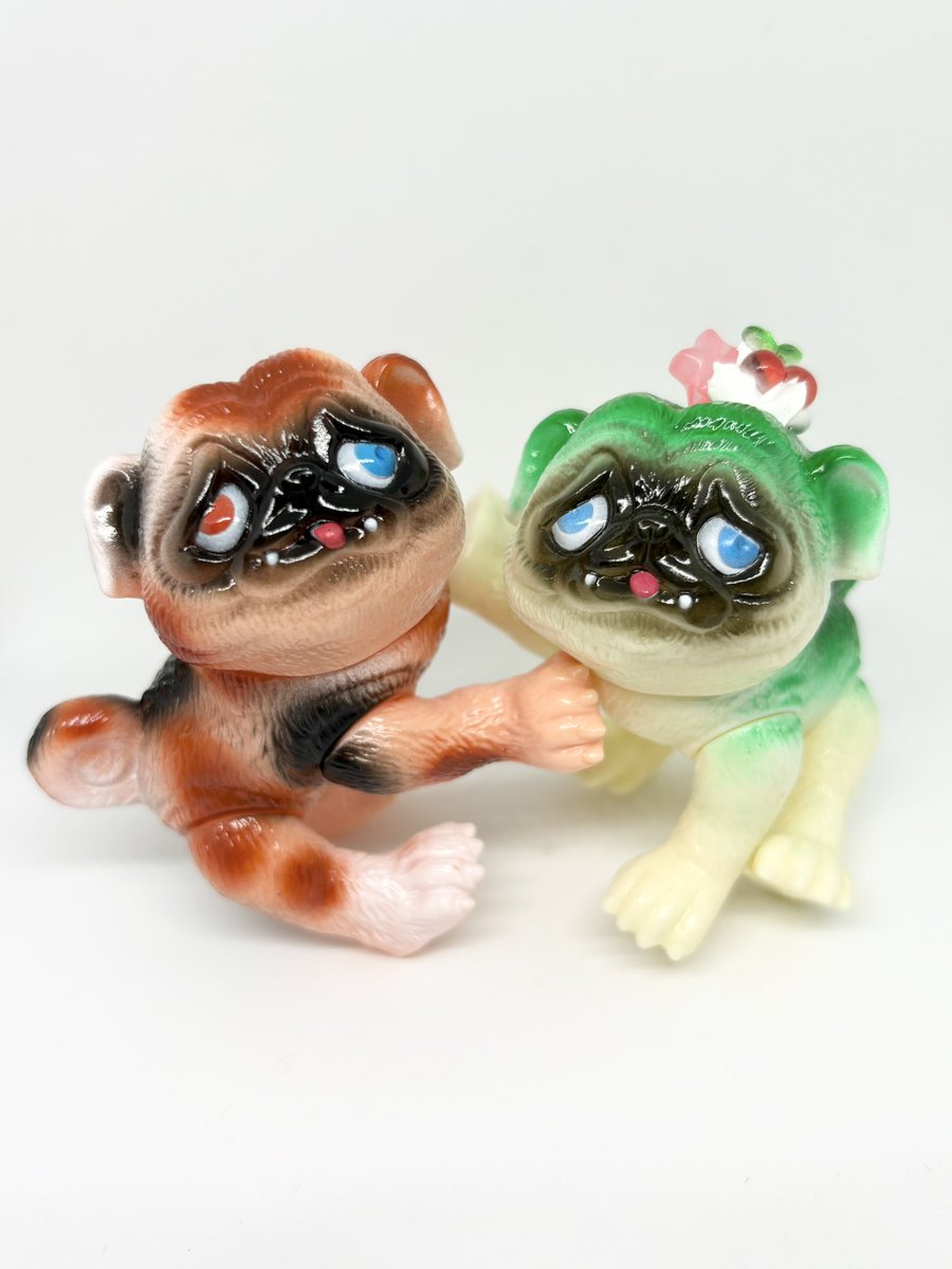 あきぱぐ PUGJYU パグ獣　３体セット あきぱぐ PUGJYU パグ獣 3体セット あきぱぐ PUGJYU パグ獣 3体