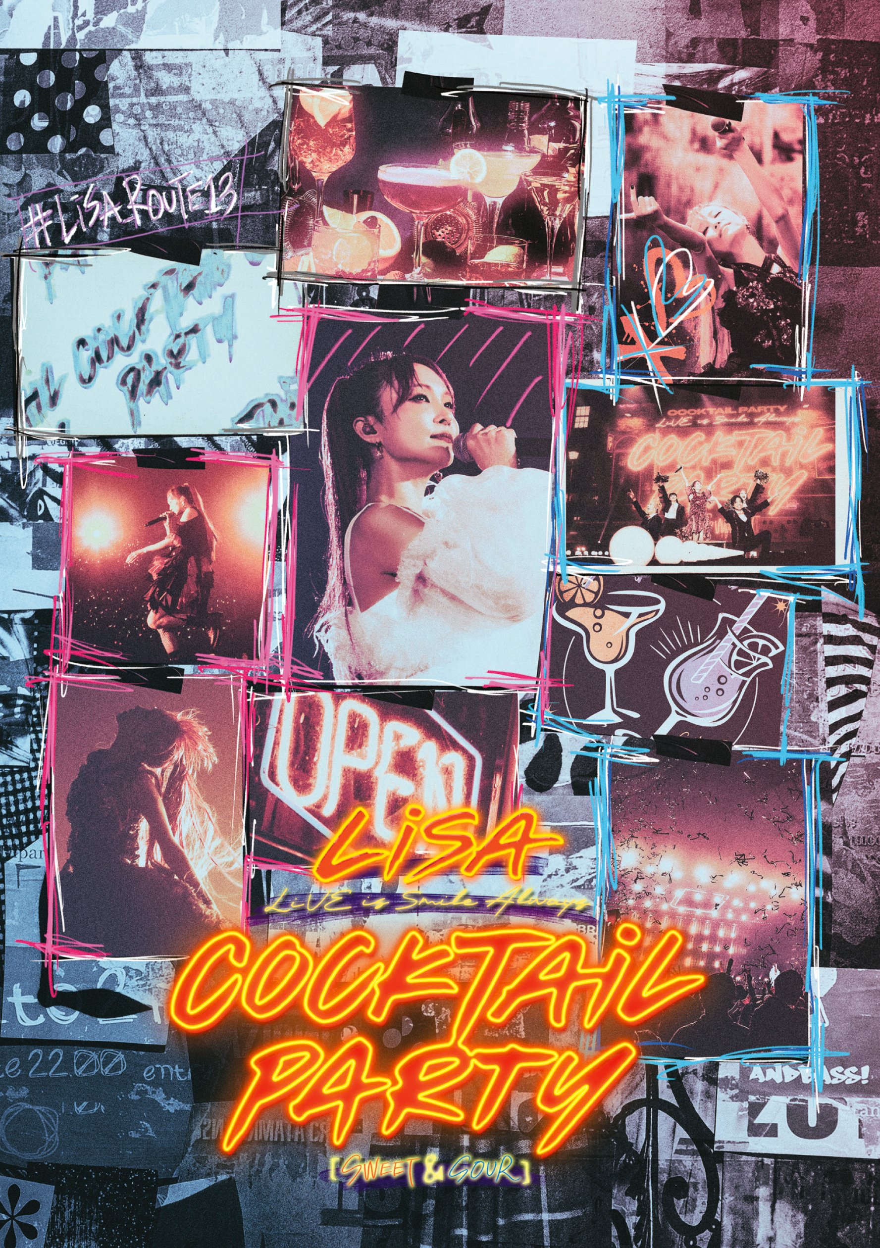 LiSA COCKTAiL PARTY カクテルパーティー ラミネートカード LiSA LiVE is Smile Always～COCKTAiL PARTY～[SWEET&SOUR]