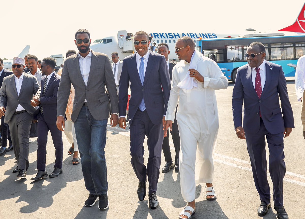 H.E. Prime Minister <a href="/HamzaAbdiBarre/">Hamza Abdi Barre</a> and his delegation returned to the country on Friday after completing a successful visit to China and Serbia.

During the visit, Prime Minister Hamza Abdi Barre engaged in high-level discussions with Chinese and Serbian officials, focusing on