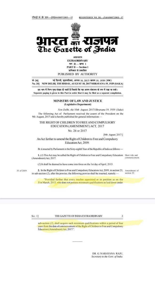 उसूलों पर आंच आये तो टकराना जरूरी है 
जिंदा हो अगर तो जिंदा नजर आना जरूरी है
Tet लागू होने से पूर्व नियुक्त शिक्षकों पर Tet की अनिवार्यता वाला
#काला_कानून_वापस_लो
<a href="/UPPSS1921/">UPPSS(उ०प्र०प्राथमिक शिक्षक संघ)</a> 
<a href="/DrDCSHARMAUPPSS/">Dr Dinesh Chandra Sharma</a>
<a href="/SanjaySnghUPPSS/">Sanjay Singh</a>
<a href="/VandanaUPPSS/">Vandana Saxena</a> 
<a href="/vipinUPPSS/">Vipin Bihari | विपिन बिहारी |وپن اپادھیائے</a> 
<a href="/SANATKUMARUPPSS/">@UPPSS_VARANASI</a> 
 <a href="/timesofindia/">The Times Of India</a> 
<a href="/SkyNews/">Sky News</a>