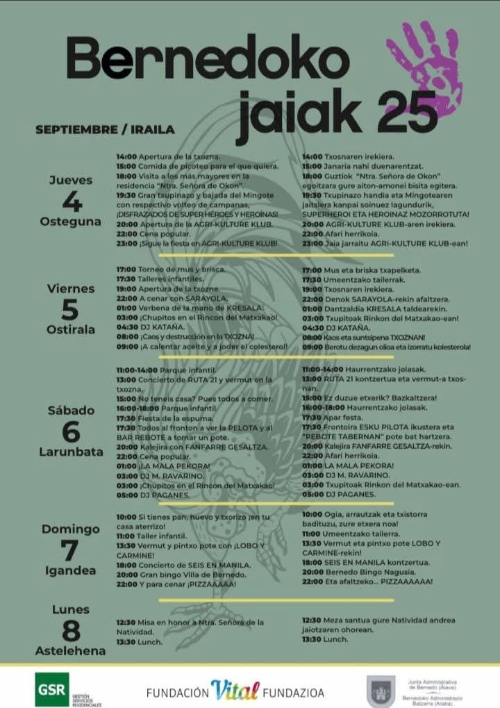 💥 Bernedoko #kontzeju|ko jaiak hasi dira 🎆 Con la bajada del Mingote, el #concejo de #Bernedo ya está en fiestas

Bernedo <a href="/MontanAlavesa/">Cua. Montaña Alavesa</a> #Araba #Alava